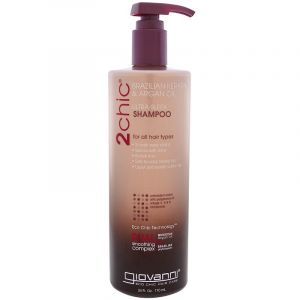 Шампунь для волос, Shampoo, кератиновое и аргановое масло, Giovanni, 710 мл. (Default)