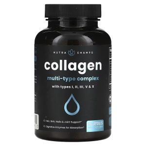 Колаген, Collagen, NutraChamps, 90 капсул