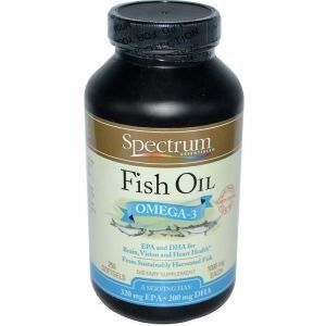 Рыбий жир, Омега 3, Fish Oil Omega-3, Spectrum Essentials, 1000 мг, 250 капсул