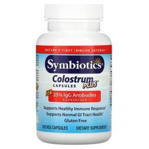Колострум, Colostrum Plus, Symbiotics, 120 капсул