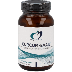 Куркуминоиды, Curcum-Evail, Designs for Health, 30 гелевых капсул