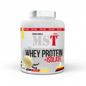 Сывороточный протеин с изолятом вкус французская ваниль, Nutrition Protein Whey Protein Isolate + Hydrolisate Protein ( French Vanilla ), MST, 2,31 кг