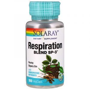 Смесь от плеврита, Respiration Blend SP-3, Solaray, 100 капсул