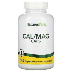 Кальций и магний, Cal/ Mag, Nature's Plus, 180 капсул
