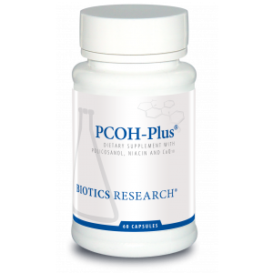 Поддержка липидов крови, PCOH-Plus, Biotics Research, 60 капсул