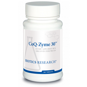Коэнзим Q10, CoQ-Zyme 30, Biotics Research, 30 мг, 60 таблеток