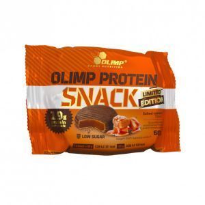 Протеиновое печенье, Protein Snack, Olimp, соленая карамель, 60 г
