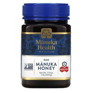 Манука мед, Manuka Honey, Manuka Health, MGO 400+, 500 г