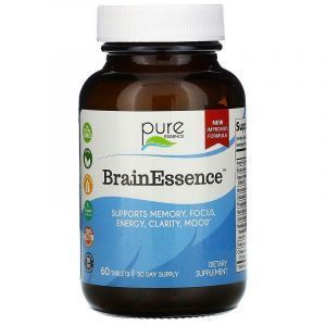 Витамины для мозга, BrainEssence, Pure Essence, 60 таблеток