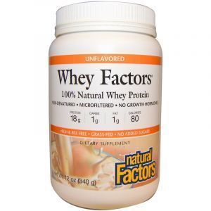 Сывороточный протеин, Whey Protein, Natural Factors, 340 г (Default)