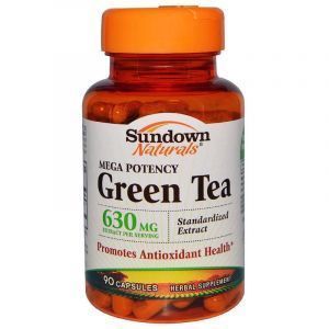 Зеленый чай, Sundown Naturals, 90 капсул (Default)
