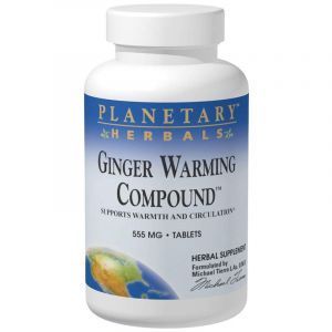 Корень имбиря (Ginger Warming Compound), Planetary Herbals, 555 мг, 90 таблеток (Default)