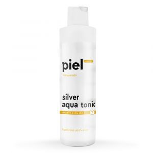 Тоник для лица, Silver Aqua Tonic, Piel Cosmetics, восстановление молодости кожи, 250 мл
