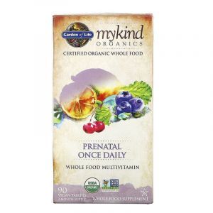 Витамины для беременных, Mykind Organics, Prenatal Once Daily, Garden of Life, 90 таблеток