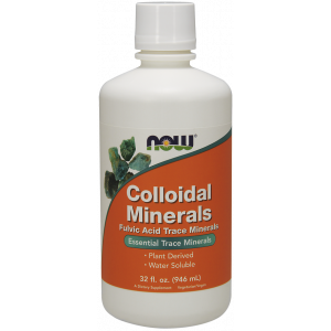 Колоїдні мінерали, Colloidal Minerals, Now Foods, 946 мл.