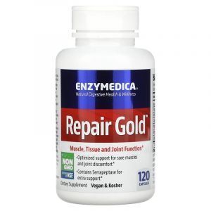 Серрапептаза для суставов, Repair Gold, Enzymedica, 120 капсул