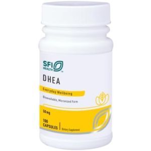 ДГЭА (дегидроэпиандростерон), DHEA (Micronized), Klaire Labs, 25 мг, 100 капсул