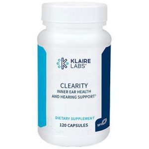 Антиоксиданты для здоровья внутреннего уха и поддержки слуха, Clearity, Klaire Labs, 120 капсул