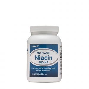 Ниацин, Niacin, GNC, 500 мг, 100 вегетарианских капсул