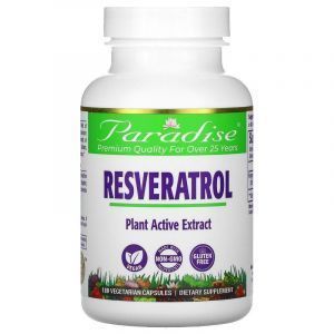 Ресвератрол, Resveratrol, Paradise Herbs, 180 кап.