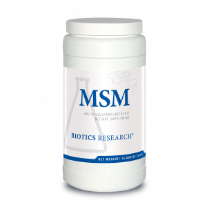 Метилсульфонилметан, MSM Powder, Biotics Research, 454 гр