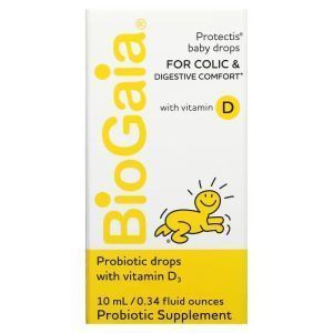 Капли детские против колик и для комфортного пищеварения, Baby Drops, BioGaia, с витамином D, 10 мл