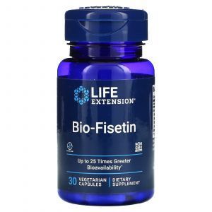 Физетин, Bio- Fisetin, Life Extension, 30 вегетарианских капсул
