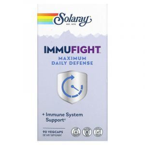 Иммунная поддержка, максимальная ежедневная защита, ImmuFight, Maximum Daily Defense, Solaray, 90 капсул