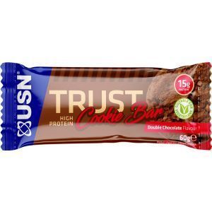 Протеиновое печенье, Trust Cookie Bar, USN, двойной шоколад, 60 г
