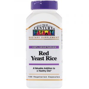 Красный дрожжевой рис, Red Yeast Rice, 21st Century, 150 к. (Default)