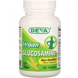 Глюкозамин веганский, Glucosamine, Deva, 90 таблеток