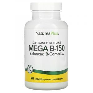 Комплекс витаминов группы В, Mega B-150, Nature's Plus, 90 таблеток