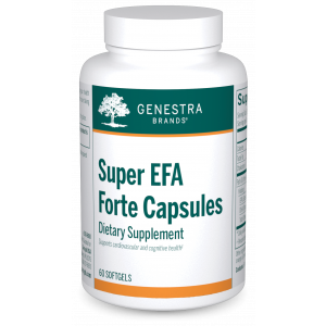 Рыбий жир для поддержки когнитивного, сердечно-сосудистого и суставного здоровья, Super EFA Forte, Genestra Brands, 60 гелевых капсул