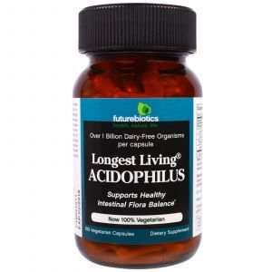 Пробіотик, Acidophilus, FutureBiotics, 100 капсул