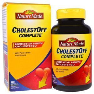 Контроль холестерина, CholestOff Complete, Nature Made, 120 гелевых капсул