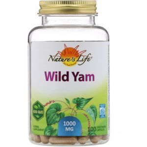 Дикий ямс, Wild Yam, Nature's Herbs, 100 капсул (Default)