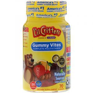 Мультивитамины для детей, Complete Multivitamin, L'il Critters, 70 жеват. (Default)