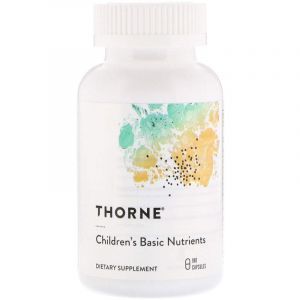 Витамины и минералы для детей, Children's Basic Nutrients, Thorne Research, 180 кап. (Default)