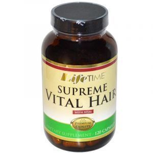 Витамины для волос и МСМ, Supreme Vital Hair, Life Time Vitamins, 120 капсул