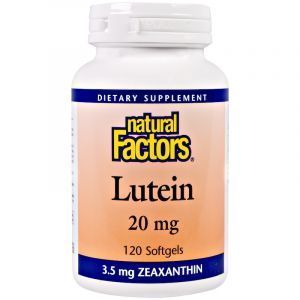 Лютеин, Lutein, Natural Factors, 20 мг, 120 капсул (Default)