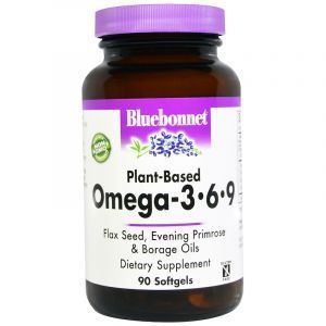 Омега 3 6 9, Omega-3 & 6 & 9, Bluebonnet Nutrition, 90 капсул (Default)