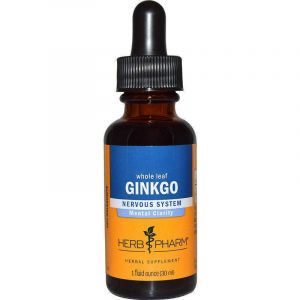 Гинкго, экстракт, Ginkgo, Herb Pharm, органик, 30 мл