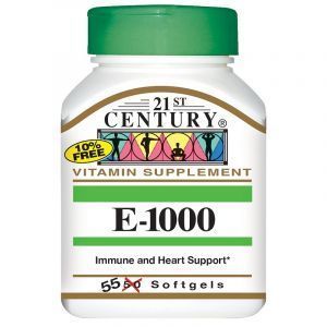 Витамин Е - 1000, Vitamin E, 21st Century, 55 кап. (Default)