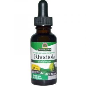 Родиола розовая (Rhodiola Rosea), Nature's Answer, 100 мг, 30 мл. (Default)