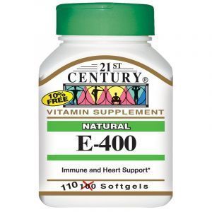 Природный витамин Е - 400, Vitamin E, 21st Century, 110 кап. (Default)