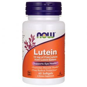 Лютеин, Lutein, Now Foods, 10 мг, 60  капсул