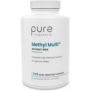 Мультивитаминно-минеральный комплекс, без железа, Methyl Multi, PURE Therapro Rx, 240 вегетарианских капсул