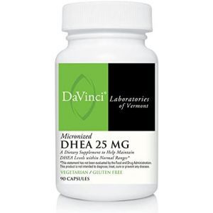 ДГЭА (дегидроэпиандростерон), Micronized DHEA, DaVinci Laboratories of Vermont, 25 мг, 90 капсул 