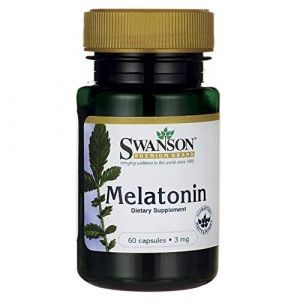 Мелатонін, Melatonin, Swanson, 3 мг, 60 капсул