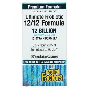 Пробиотики, Natural Factors, 60 капсул